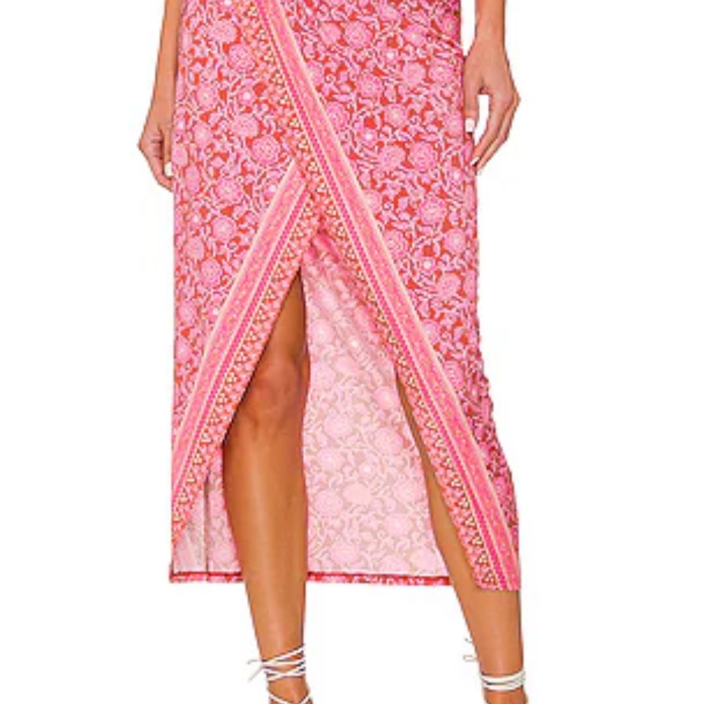 Free People It Feels Right Sarong in Cinnamon Combo Sz L